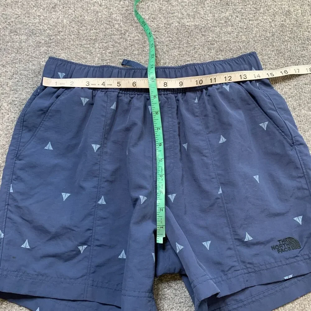 The North Face Shorts Mens Small Navy Class V Pull On Trunk Elastic‎ Waist *READ
